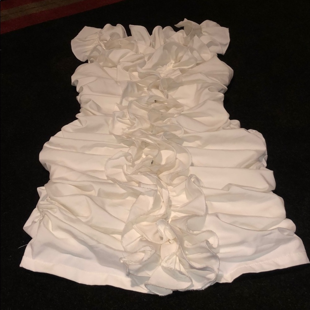 Small Ruffled Cocktail Dress - Picture 3 of 9